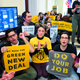 Protesters with the Sunrise Movement occupy incoming Democrat majority leader Rep. Steny Hoyer’s office, calling for a select committee for a Green New Deal.